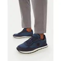 Napapijri Nova, baskets pour hommes en tissu ripstop, couleur bleu foncé, pointure : 44 EU
