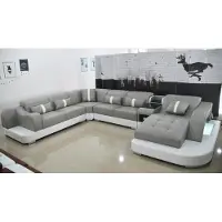 AEA Ledersofa Sofa Modernes Leder Design Ecksofa Couch Polster Wohnlandschaft