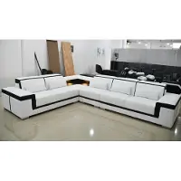 AEA Ledersofa U-förmiges Sofa Modernes Sofa Wohnzimmer-Sofa Modernes Sofa