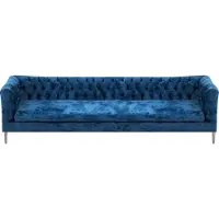 AEA Chesterfield Blau Sofa Viersitzer Couch Wohnzimmer Polstermöbel Einrichtung