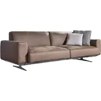 AEA Dreisitzer Möbel Moderne Leder Couch Polster Design Sofa 3er Sitz Sofas Zimmer