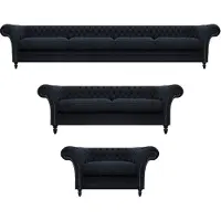 AEA Canapé Canapé rembourré Ensemble de canapés modernes Ensemble de canapés 3 pièces Chesterfield