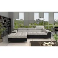 AEA L-Form Couch Wohnlandschaft Ecksofa Garnitur Modern Design Sofa Stoff Textil