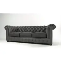 AEA Dreisitzer Chesterfield 3 Sitzer Sofa Couch Polster Sitz Garnitur 3er Couchen