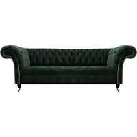 AEA Luxuriöse Modern Chesterfield Wohnzimmer Sofa Dreisitzer Couch Polstermöbel