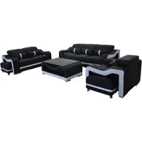 Xl Moebel Gmbh Sofa Leder +USB,Couch Polster Garnitur 3+2+1 Sitz Komplett Set Garnituren Design