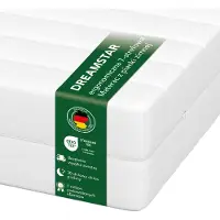 TB Furniture GmbH Matelas ergonomique en mousse froide à 7 zones | 90 x 200 cm | 12 cm | H2 & H3 | DREAMSTAR Simple Flex