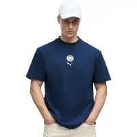 Puma Manchester City Fc Tech-x Short Sleeve T-shirt Bleu L Homme