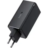 Baseus Adaptateur de charge rapide GaN6 Pro, 2C+2U, 100W, noir