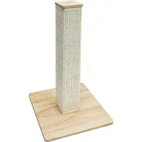 Eyepower colonne griffoir en sisal pour chats de 62 cm avec socle en bambou - Petit arbre à chat