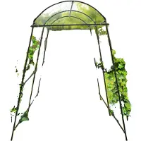 OEM Support de jardin, en acier Q195, dimensions 1,8 x 2,3 mètres, charge maximale de 35 kg, largeur réglable de 0,33 à 0,55 mètres, pour une utilisation en extérieur