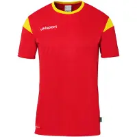 Uhlsport Squad 27 Jersey à manches courtes Hommes - Rouge / Jaune