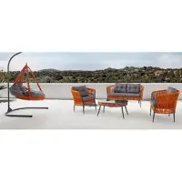 Xl Moebel Gmbh Orange Garten Sitzmöbel Sofagarnitur Zweisitzer Sessel Couchtisch Set