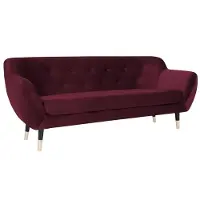 AEA Bordaux Dreisitzer Sofa Stoff Wohnzimmer Design Couch Polster Sofas Chesterfield
