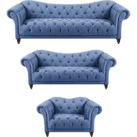 AEA Designer Sofagarnitur Modern Komplett Einrichtung Luxus Sofas Chesterfield
