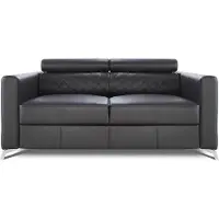 AEA Sofa 2 Sitzer Couch Design Polster Modern 100% Italienisches Leder Klassische