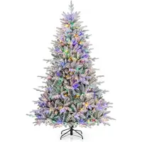 Northix Sapin de Noël artificiel de 218 cm avec 350 lumières LED