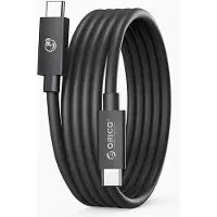 ORICO Câble USB4 Thunderbolt5 80Gbps 240W USB-C vers USB-C 2m - Noir