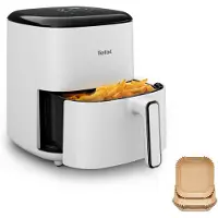 Tefal EY245G, friteuse à air, 5 litres, capacité de 1 kg, plage de température de 70 °C à 200 °C, pour 6 personnes