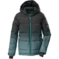Killtec Veste outdoor 'KSW 382' bleu cyan / bleu foncé