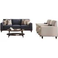 AEA Wohnzimmer-Set mit 3-Sitzer und Sessel – Modern und Komfortabel