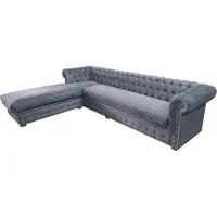 Xl Moebel Gmbh Samt Ecksofa Chesterfield Textil Stoff Eckcouch Sofa Polster Couch Eckgarnitur