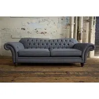 AEA Sofa 4 Sitzer Couch design Chesterfield Polster Sitz Garnitur Leder