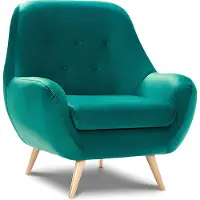 AEA Sessel Club Lounge Designer Stuhl Polster Sofa 1 Sitzer Relax Fernseh Grün