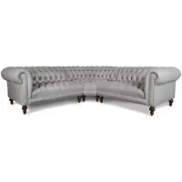 AEA Chesterfield Design Luxus Polster Sofa Couch Sitz Garnitur Leder #337