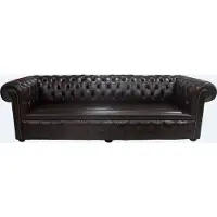 AEA Canapé Chesterfield, design de luxe, ensemble de sièges en cuir #230
