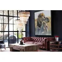 AEA Design Chesterfield Sofagarnitur 3-Sitzer Couch Sofa Polster Sofas