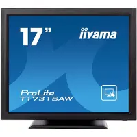 Iiyama T1731SAW-B1 43CM 17IN ACOUSTIQUE (1280 x 1024 pixels, 17"), Moniteur, Noir