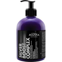 Joanna Silver Boost Complex Shampooing Violet Neutralisant pour les Tons Jaunes 500 g