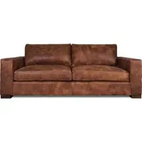 AEA XXL Canapé 3 places canapé Chesterfield ensemble Cuir synthétique marron salon Nouveau