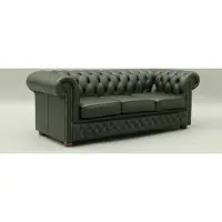 AEA Chesterfield Design Luxus Polster Sofa Couch Sitz Garnitur Leder #221