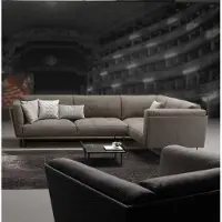 AEA Stoff Ecksofa L-Form Sofa Couch Design Polster Textil Luxus Couchen PRIANERA