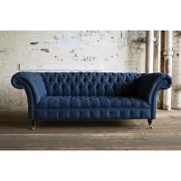 AEA Chesterfield Design Luxus Polster Sofa Couch Sitz Garnitur Leder #172
