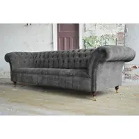 Xl Moebel Gmbh Chesterfield XXL Big Sofa Couch 4 Sitzer Polster Sofas Couchen Garnitur 323