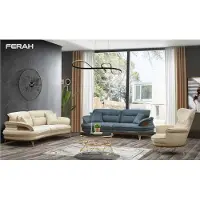 Xl Moebel Gmbh Ensemble de canapés 3+3+1 sièges Canapé Fauteuil Canapés Siège Luxe Groupe Nouveau Set