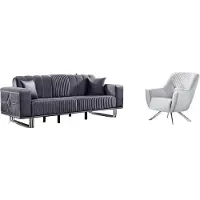 AEA Sofagarnitur Wohnlandschaft Sitzgruppe Polstergarnitur Sofa Couchgarnitur Set 31