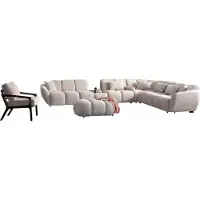 AEA Sofa Set Wohnzimmergarnitur Polstergarnitur Couch Sitzgarnitur Wohnlandschaft