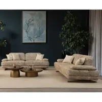 AEA Wohnzimmer Set 2‑teilig 3+3 Sitzer modern & bequem