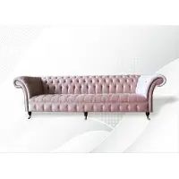 Xl Moebel Gmbh Chesterfield 4 Sitzer Altrosa Wohnzimmer Design Sofa Klassische Möbel Stoff