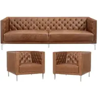 Xl Moebel Gmbh Braun Chesterfield 2 Sessel Leder Modern Design Sofa Kreative Möbel Sofa Set
