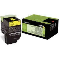 Lexmark 70C20Y0 (702Y) - Jaune - Toner