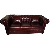 AEA Chesterfield Sofa Couch Polster Designer 3 Sitzer Garnitur Sofas CHESTER 5