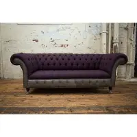 Xl Moebel Gmbh Lila Chesterfield Couch Sofa Polster 3 Sitzer Couchen Sitz Garnitur Sofas