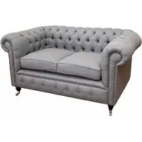 Xl Moebel Gmbh Chesterfield Büro Sitzmöbel Einrichtung Sofa Couch 2 Sitz Textil Graue