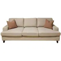 AEA Canapé 3 places confortable de couleur beige. Parfait pour ton salon