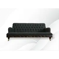 AEA Chesterfield Schwarz Wohnzimmer Modern Design Couchen Sofa Luxus Möbel Stoff